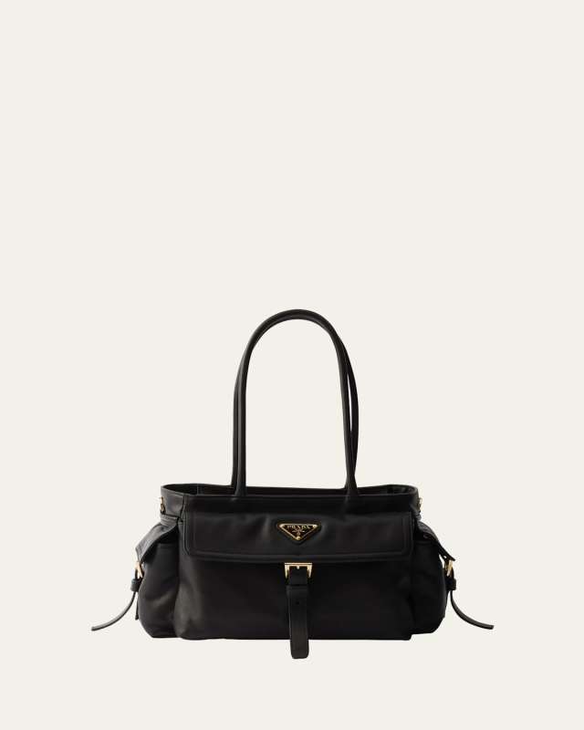 Soft Nappa Leather Shoulder Bag